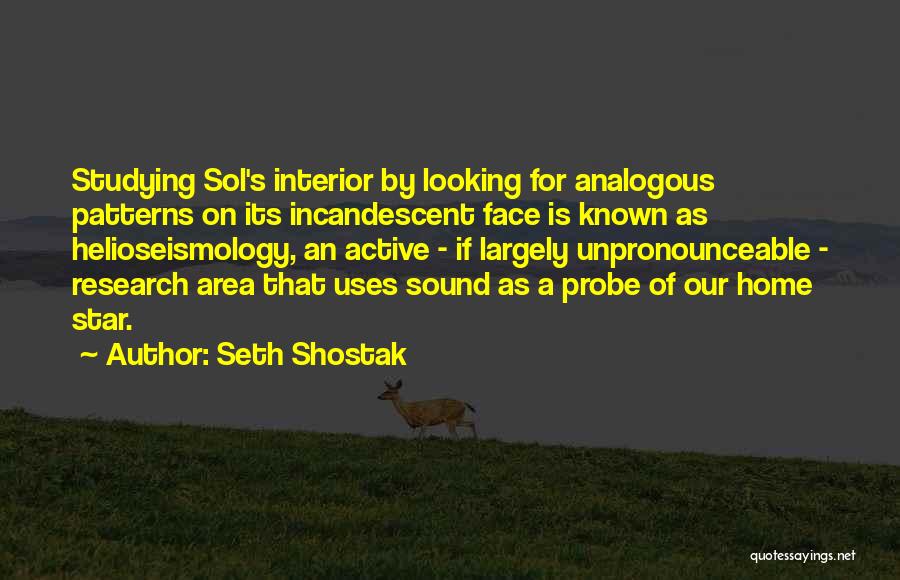 Sol Quotes By Seth Shostak