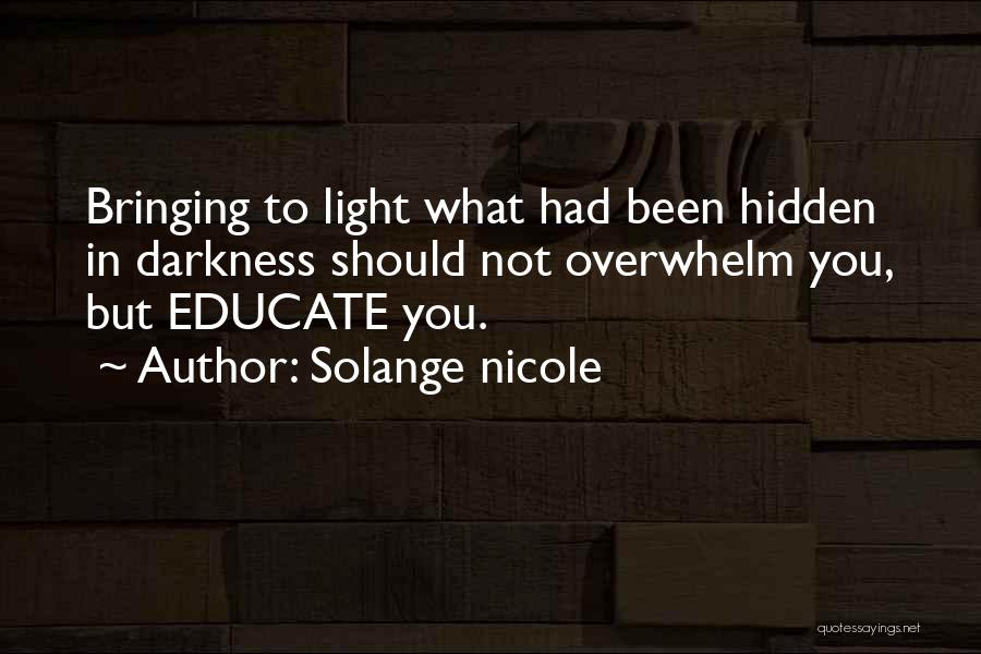 Solange Nicole Quotes 1665265