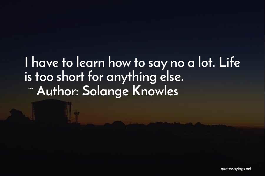 Solange Quotes By Solange Knowles