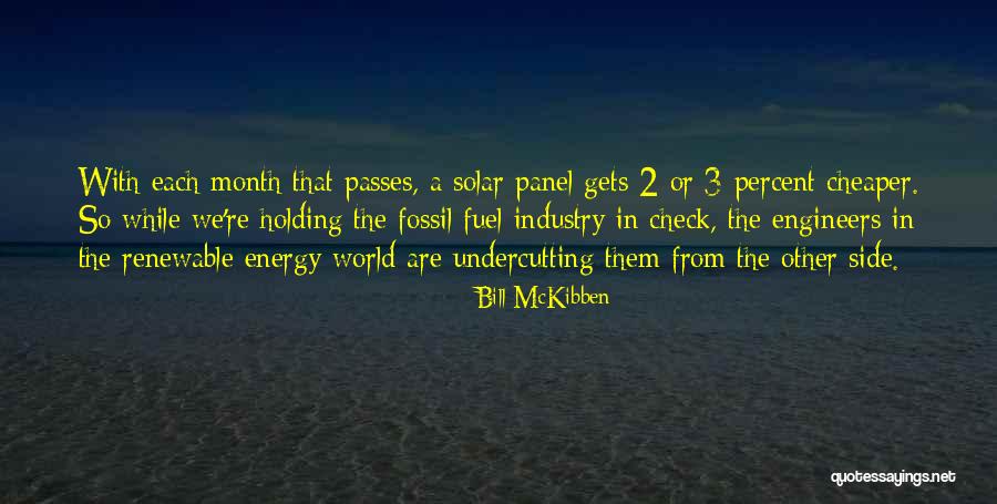 Solar Panel Quotes By Bill McKibben