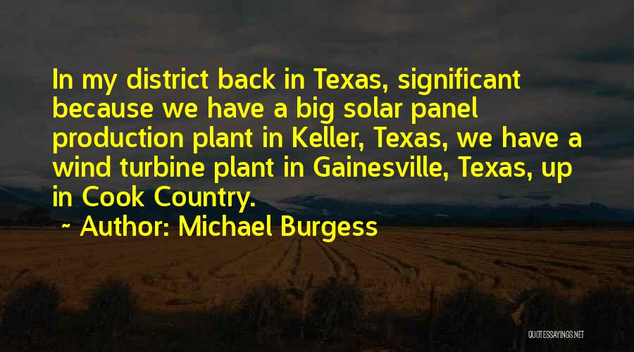 Solar Panel Quotes By Michael Burgess