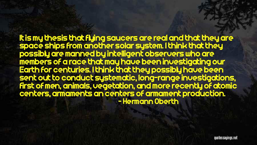 Solar System Quotes By Hermann Oberth Solar System Quotes By Hermann Oberth