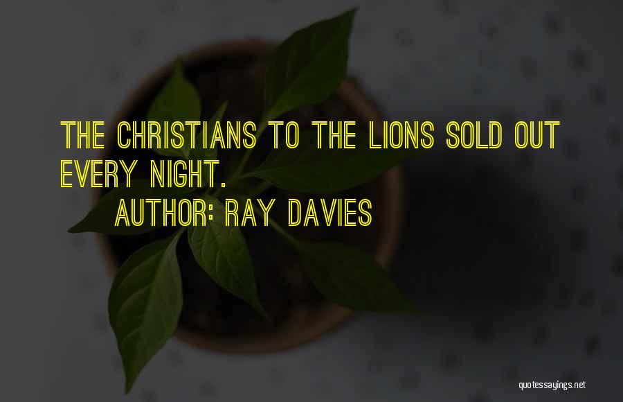 Sold Out Quotes By Ray Davies