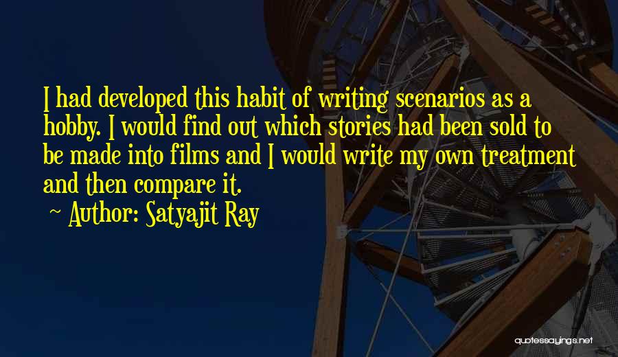 Sold Out Quotes By Satyajit Ray