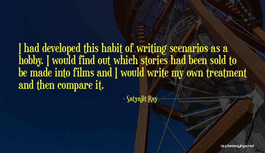 Sold Out Quotes By Satyajit Ray