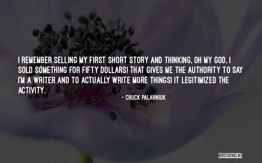 Sold Out To God Quotes By Chuck Palahniuk