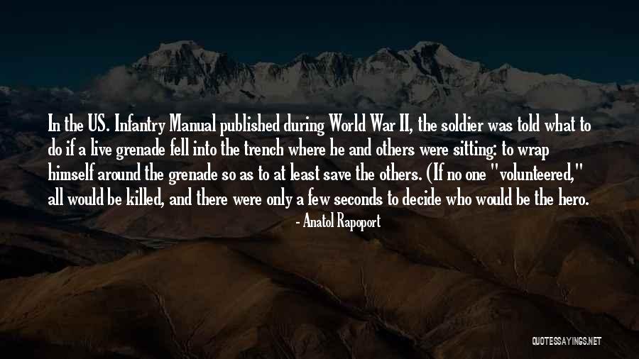 Soldier Killed Quotes By Anatol Rapoport