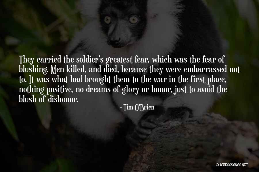 Soldier Killed Quotes By Tim O'Brien