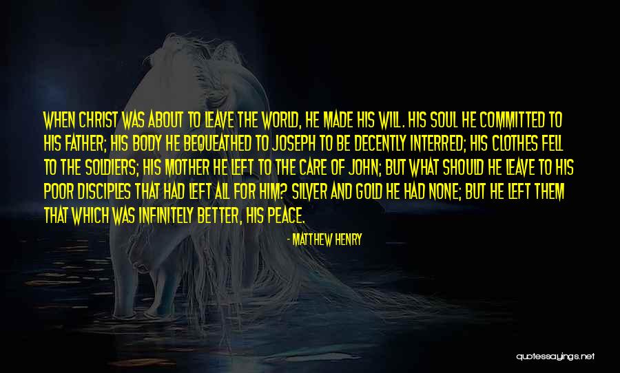 Soldiers And Peace Quotes By Matthew Henry Soldiers And Peace Quotes By Matthew Henry