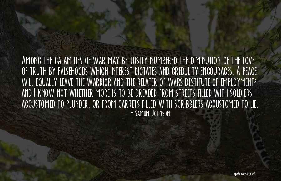 Soldiers And Peace Quotes By Samuel Johnson Soldiers And Peace Quotes By Samuel Johnson