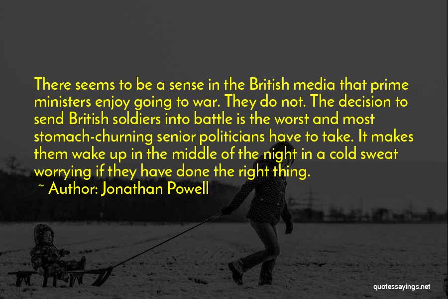 Soldiers Going To War Quotes By Jonathan Powell