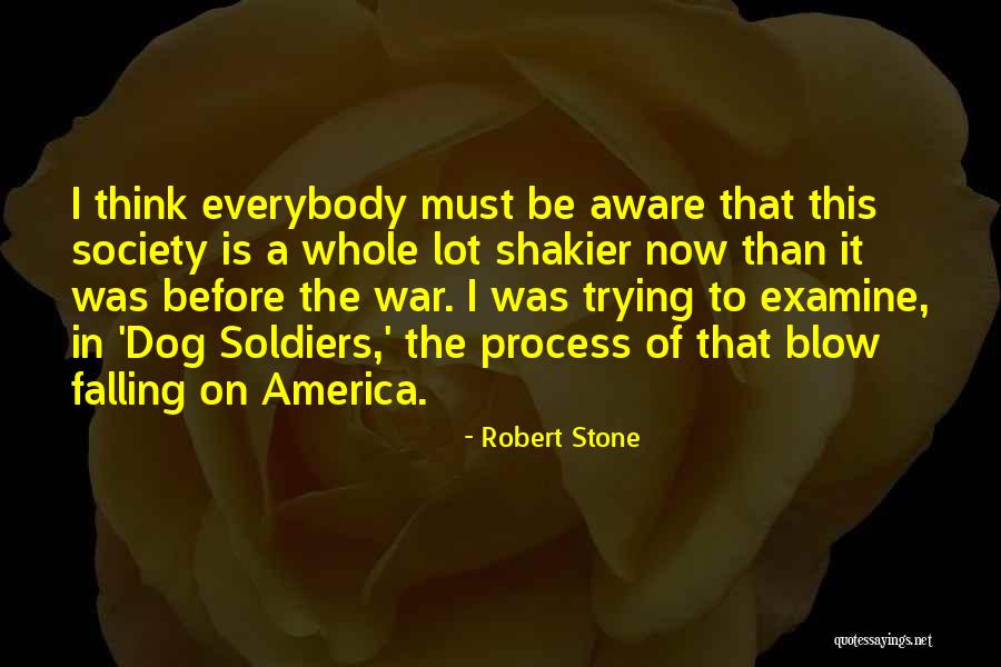 Soldiers In War Quotes By Robert Stone