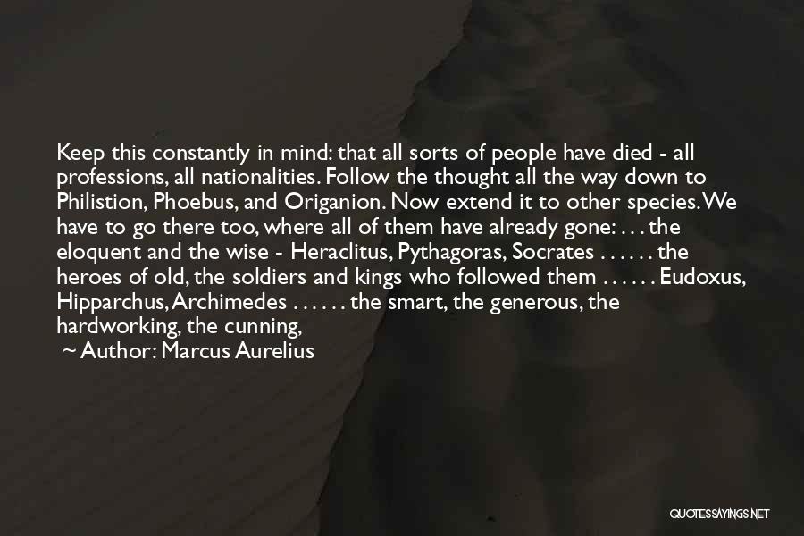 Soldiers That Have Died Quotes By Marcus Aurelius