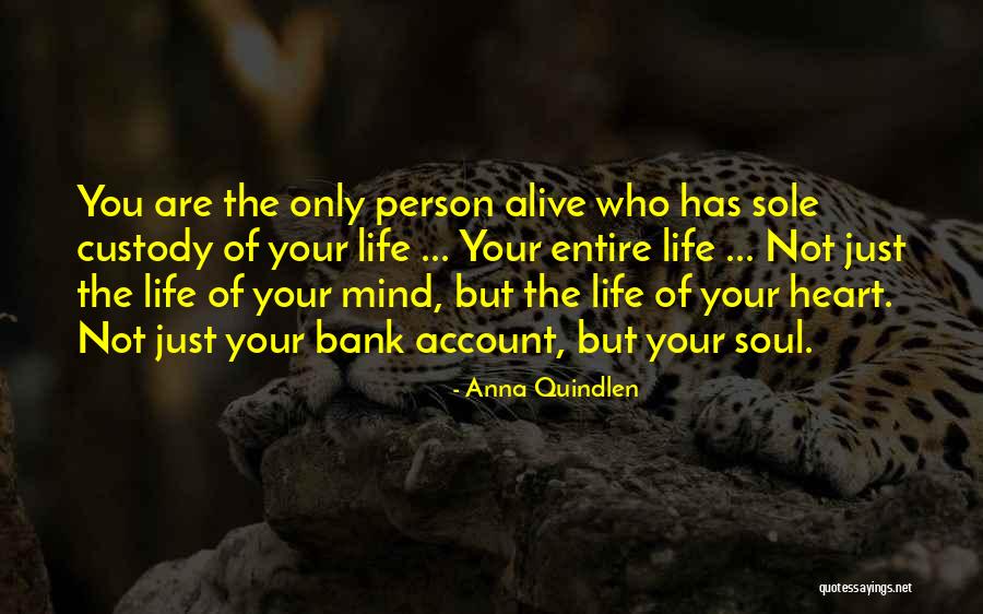 Sole Custody Quotes By Anna Quindlen