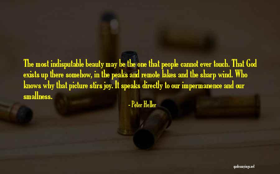 Solecism Quotes By Peter Heller Solecism Quotes By Peter Heller