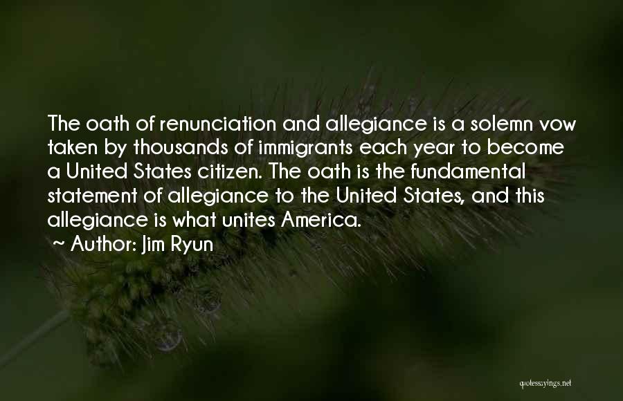 Solemn Oath Quotes By Jim Ryun