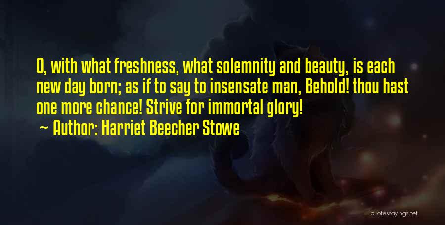 Solemnity Quotes By Harriet Beecher Stowe