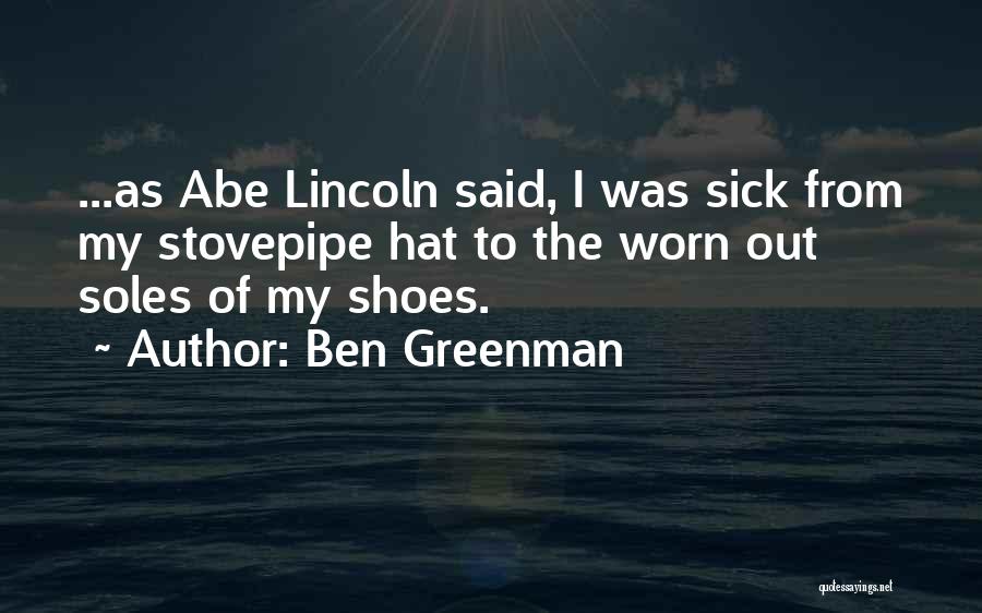Soles Of Shoes Quotes By Ben Greenman