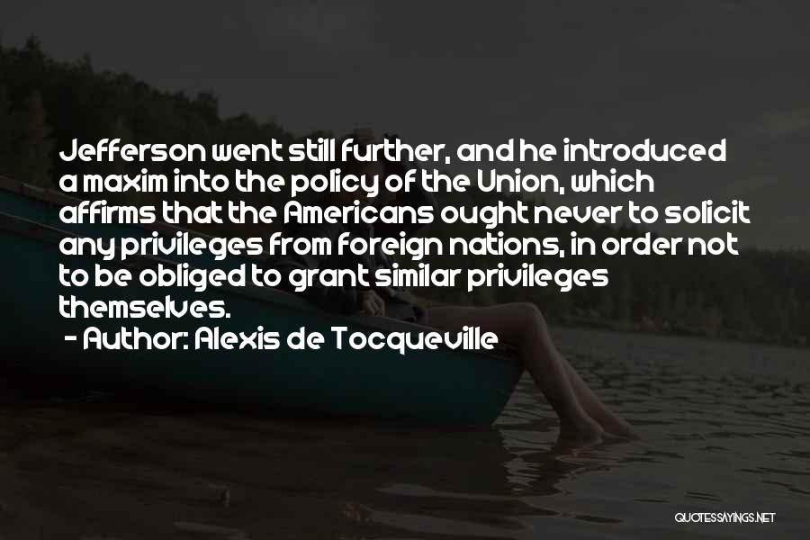 Solicit Quotes By Alexis De Tocqueville