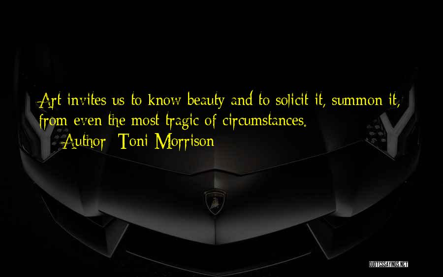 Solicit Quotes By Toni Morrison