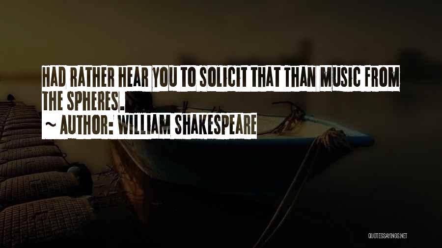 Solicit Quotes By William Shakespeare