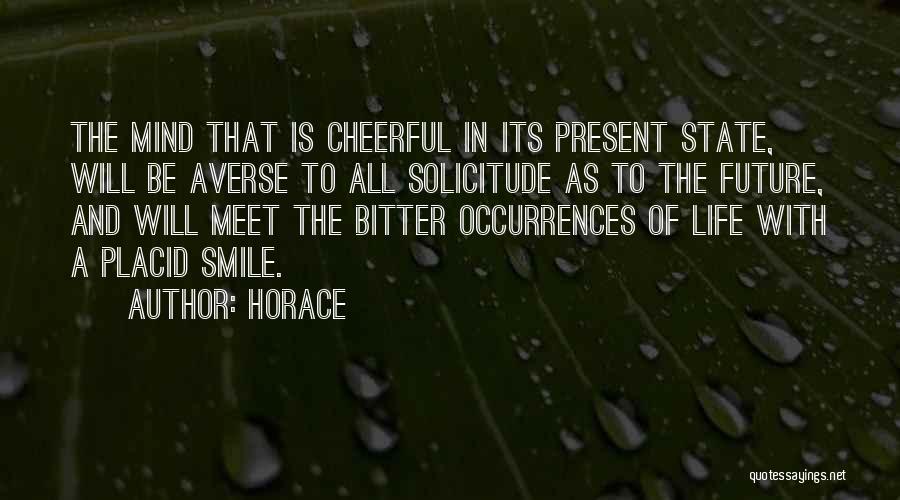 Solicitude Quotes By Horace
