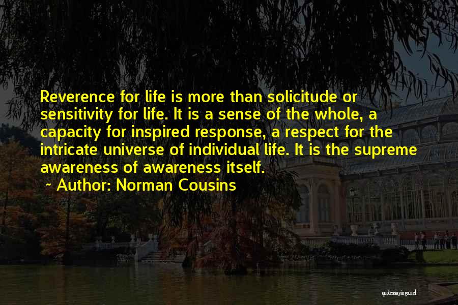 Solicitude Quotes By Norman Cousins