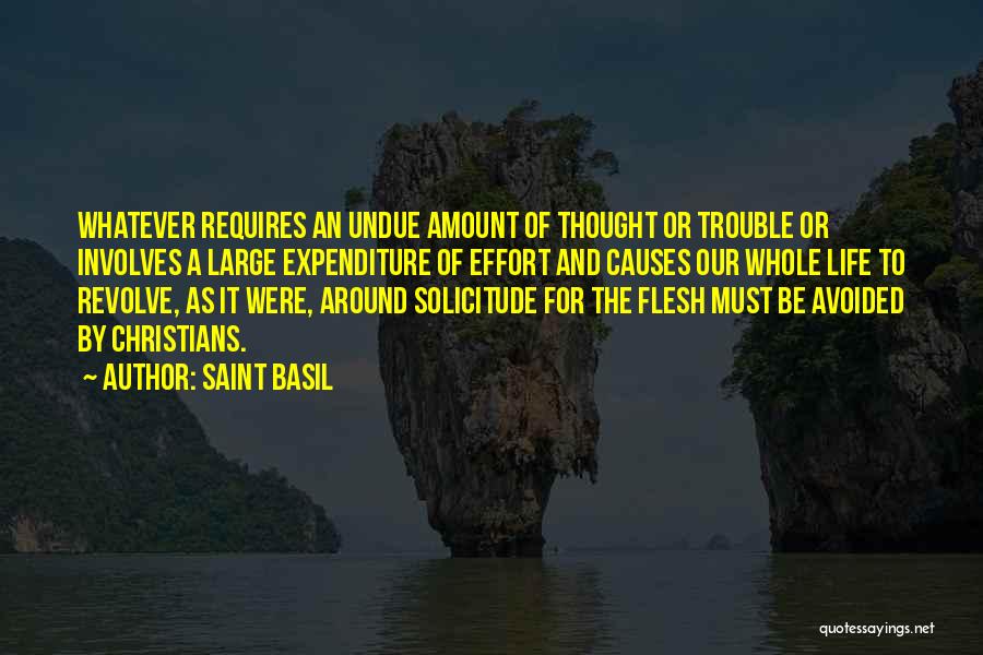 Solicitude Quotes By Saint Basil