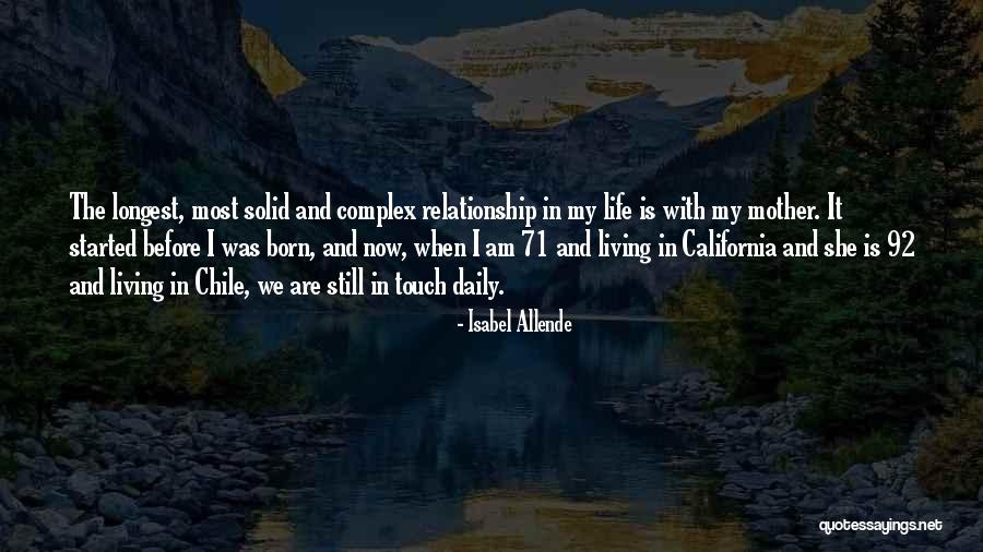 Solid Relationship Quotes By Isabel Allende Solid Relationship Quotes By Isabel Allende