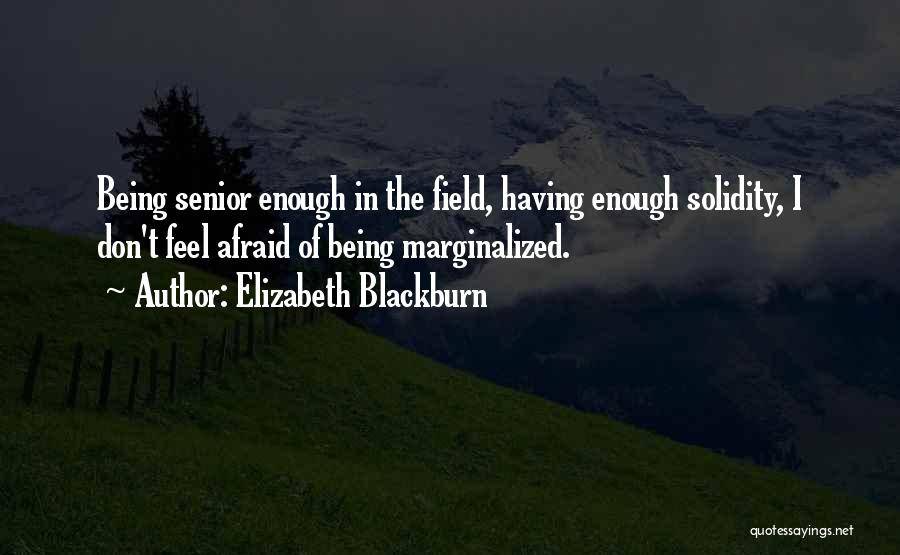 Solidity Quotes By Elizabeth Blackburn