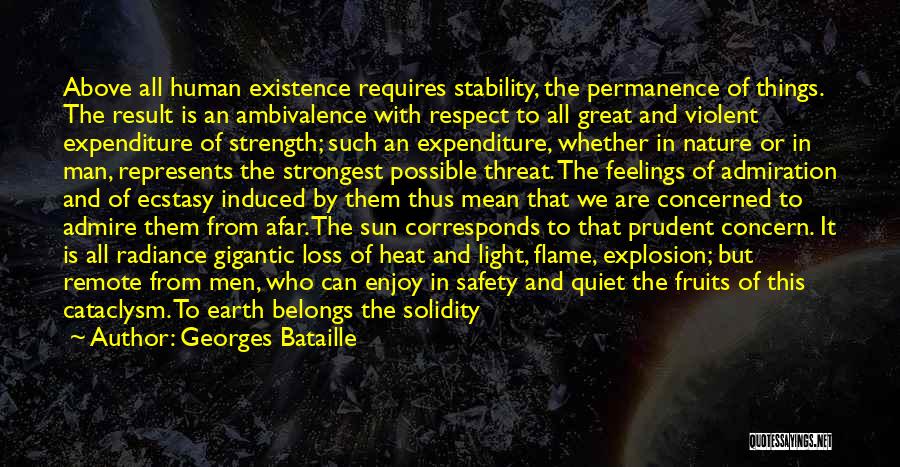 Solidity Quotes By Georges Bataille