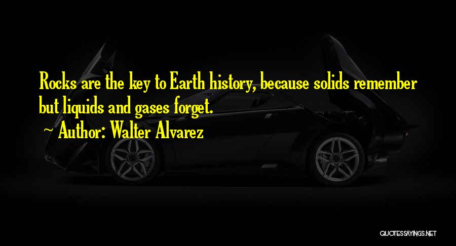 Solids Quotes By Walter Alvarez