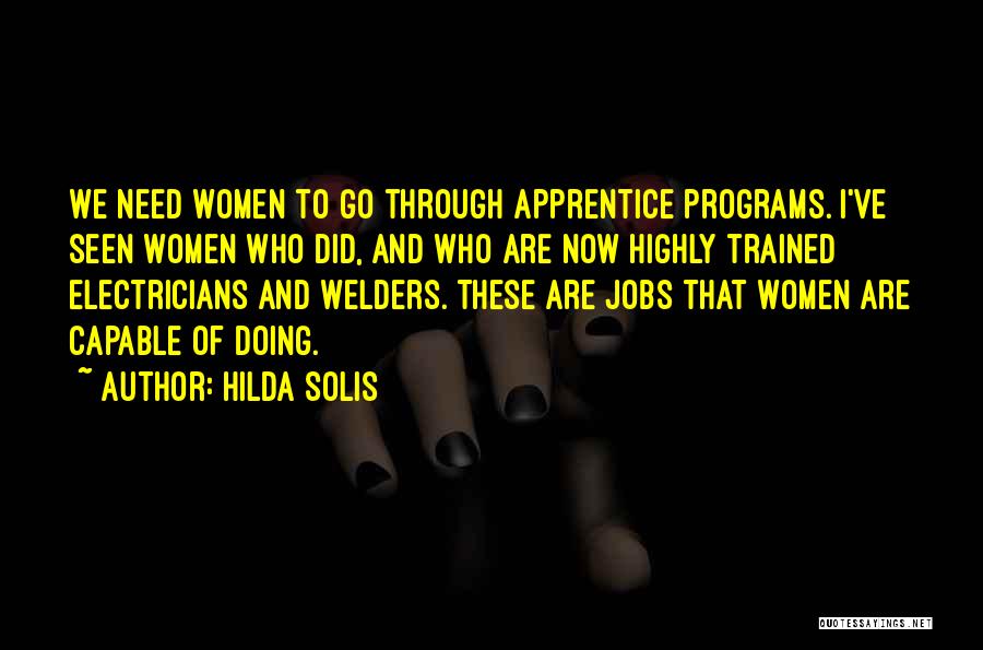 Solis Quotes By Hilda Solis