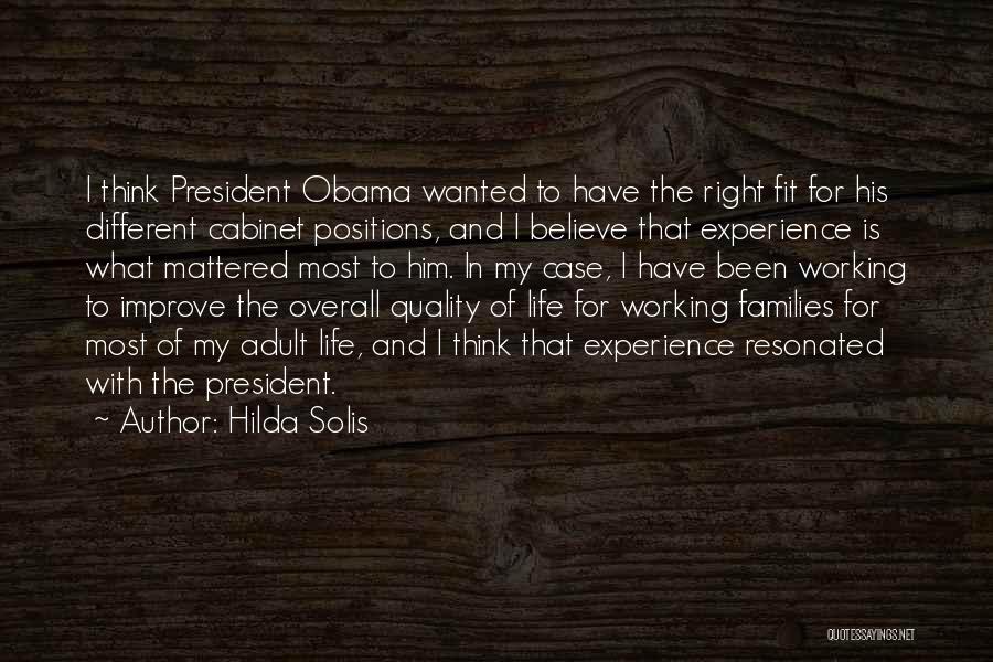 Solis Quotes By Hilda Solis