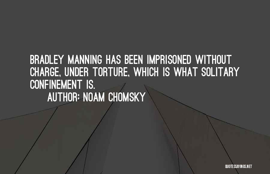 Solitary Confinement Quotes By Noam Chomsky