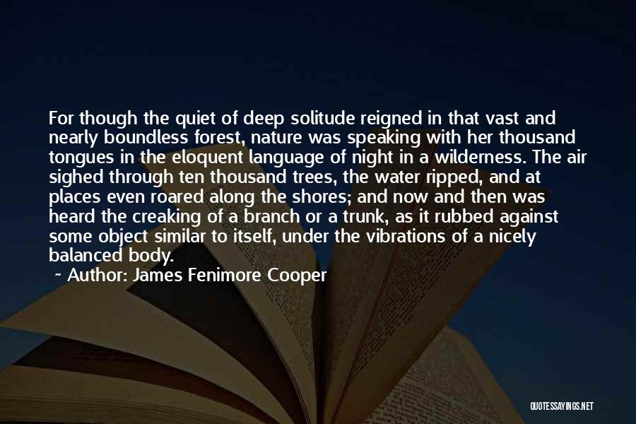 Solitude And Nature Quotes By James Fenimore Cooper