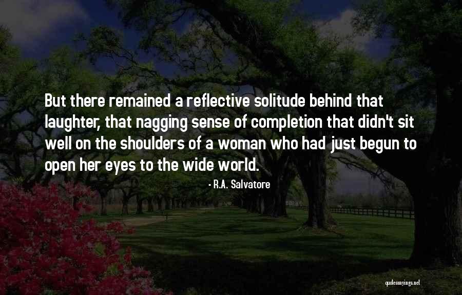 Solitude And Reflection Quotes By R.A. Salvatore Solitude And Reflection Quotes By R.A. Salvatore