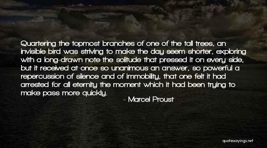 Solitude And Trees Quotes By Marcel Proust