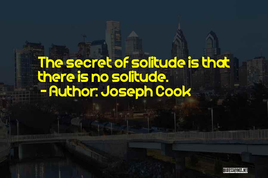 Solitude Quotes By Joseph Cook