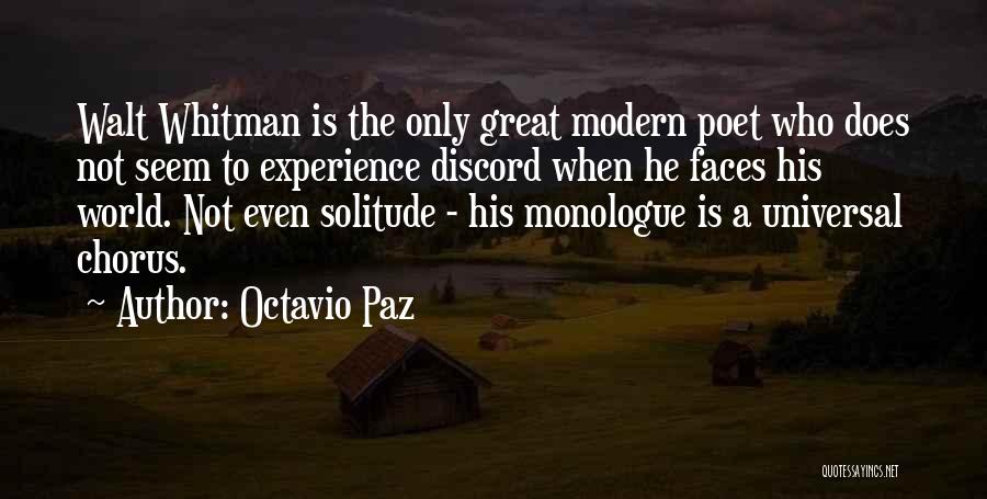 Solitude Quotes By Octavio Paz