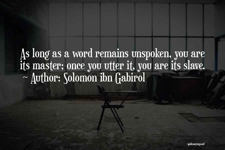 Solomon Ibn Gabirol Quotes 1065409