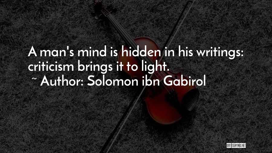 Solomon Ibn Gabirol Quotes 1973923