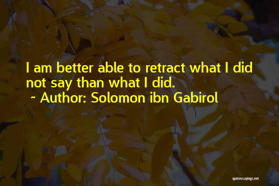 Solomon Ibn Gabirol Quotes 301894