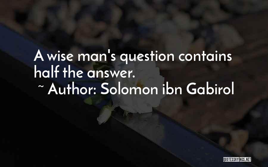 Solomon Ibn Gabirol Quotes 826897