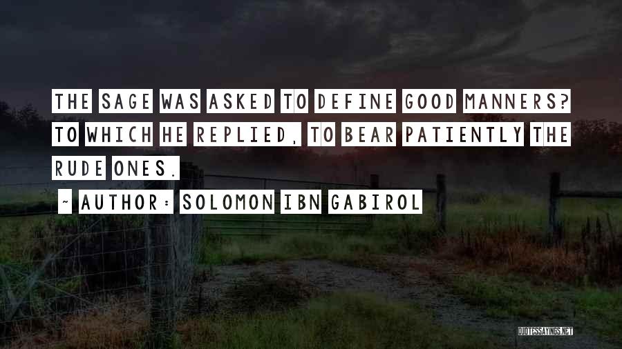 Solomon Ibn Gabirol Quotes 852363