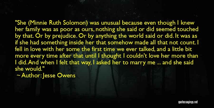 Solomon Love Quotes By Jesse Owens