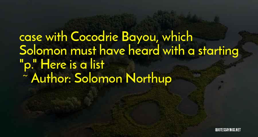 Solomon Northup Quotes 115341