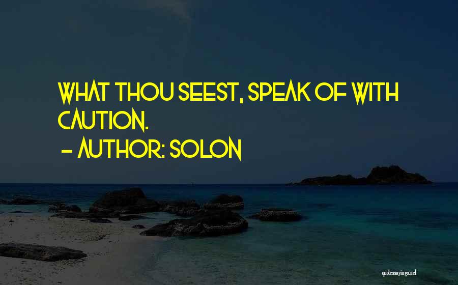 Solon Quotes 661599