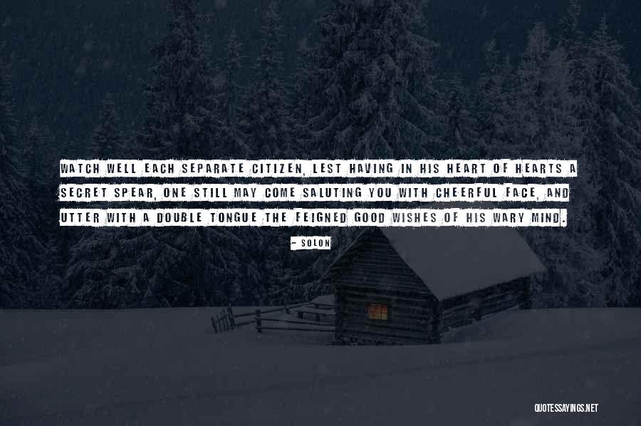 Solon's Quotes By Solon Solon's Quotes By Solon