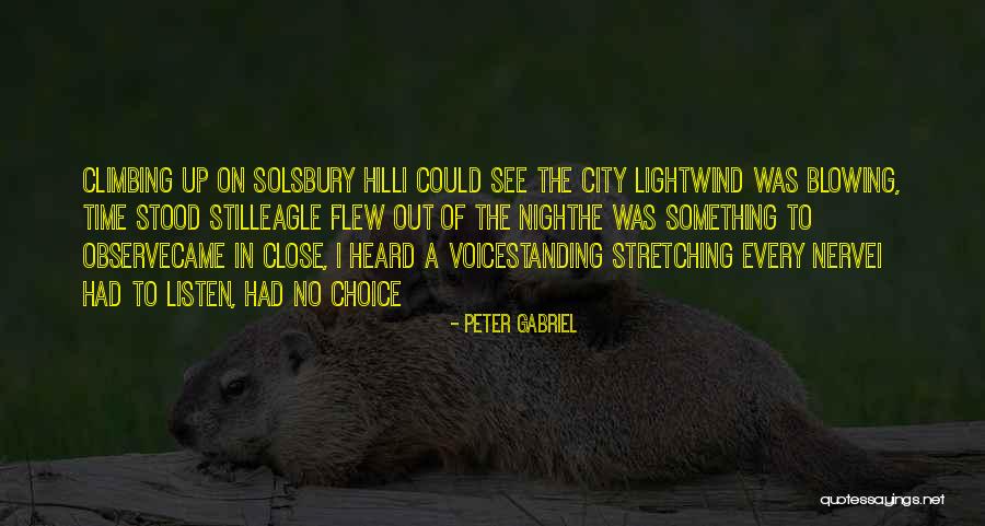 Solsbury Hill Quotes By Peter Gabriel Solsbury Hill Quotes By Peter Gabriel